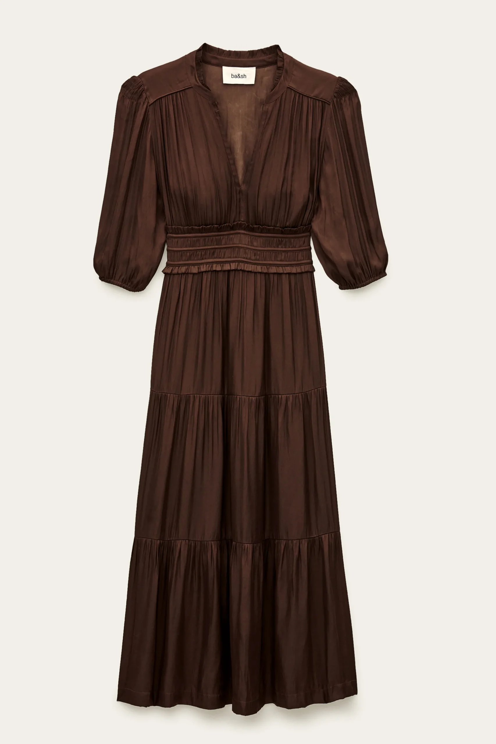 CLELI robe courte froncée