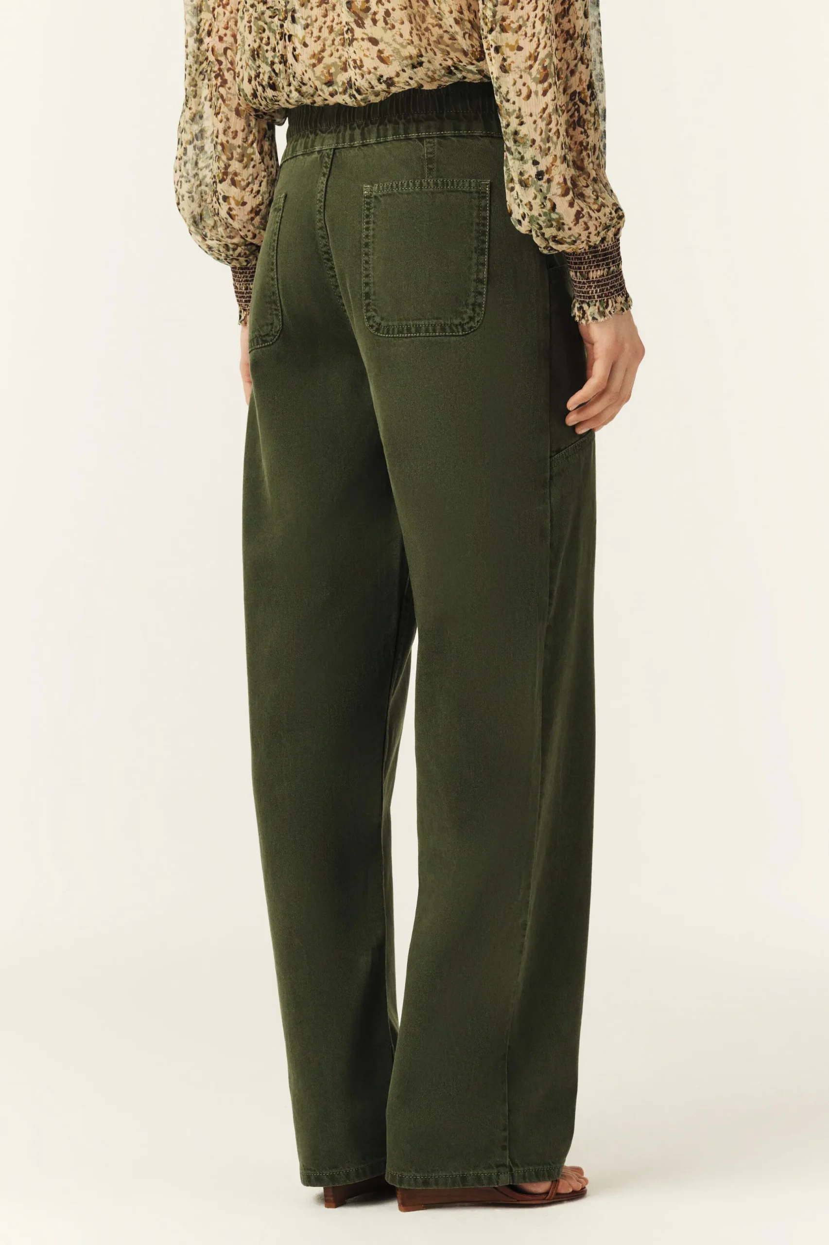 FIMA pantalon droit ample
