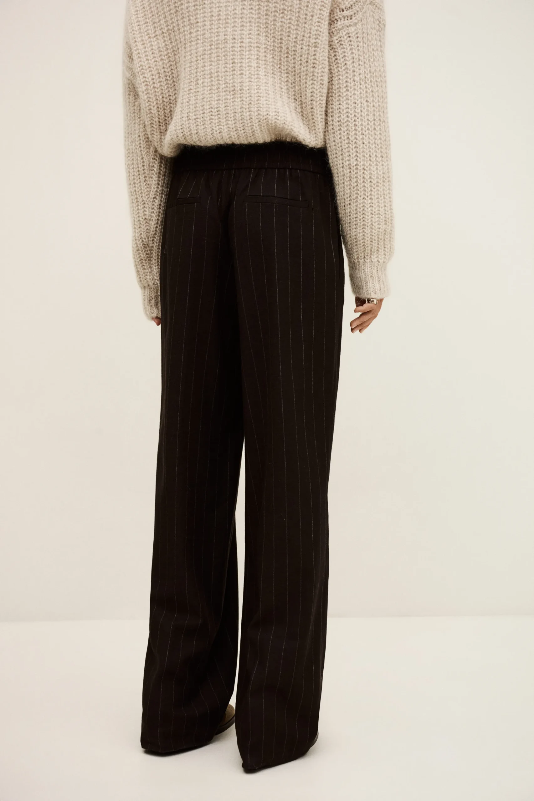 HANDREW pantalon ceinture élastiquée