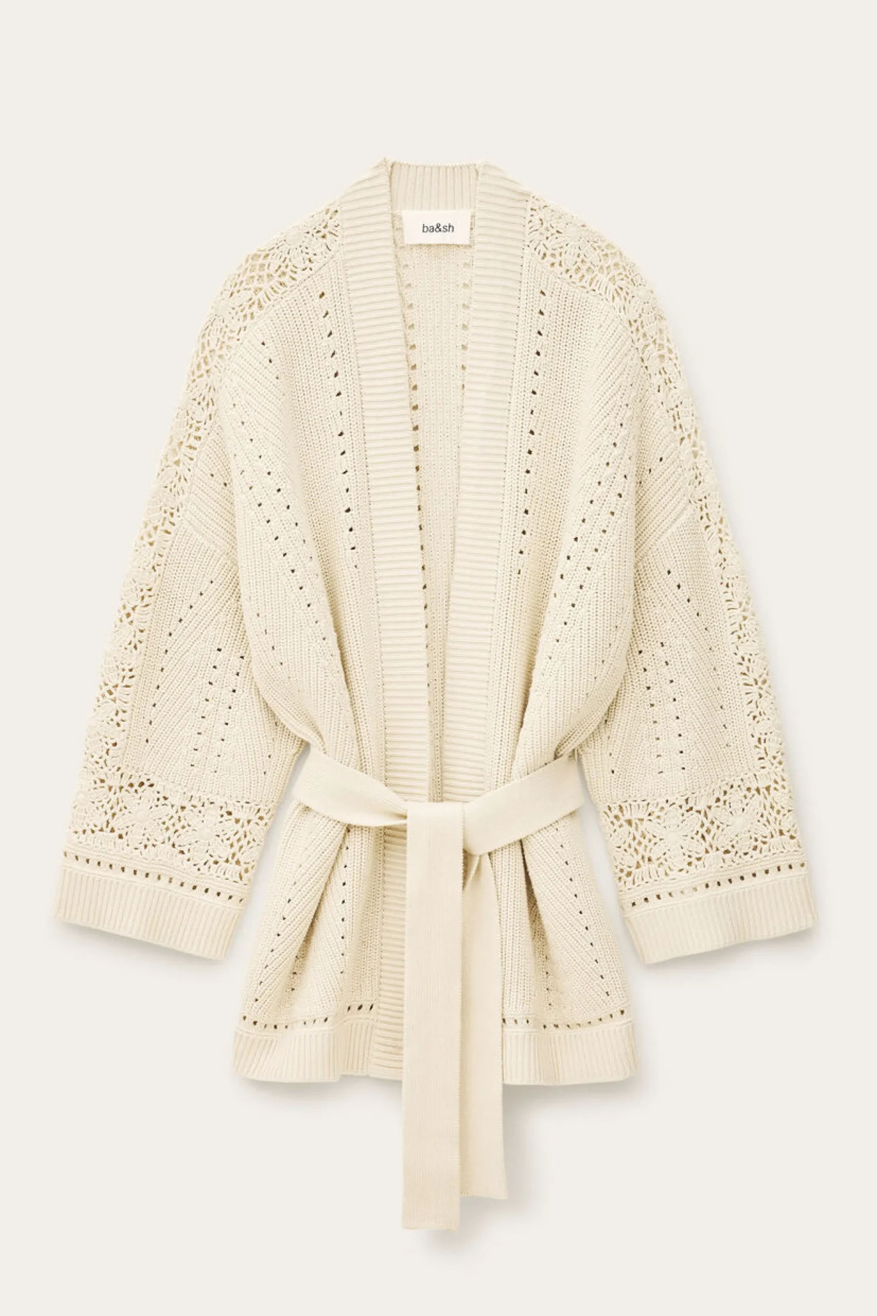 PERINE gilet long maille